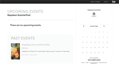 Desktop Screenshot of nepalesesummerfest.ticketleap.com
