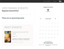 Tablet Screenshot of nepalesesummerfest.ticketleap.com