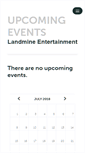 Mobile Screenshot of landmine-ent.ticketleap.com