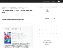 Tablet Screenshot of cruise-tickets.ticketleap.com