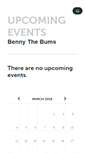 Mobile Screenshot of bennythebums.ticketleap.com