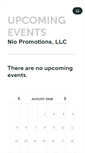 Mobile Screenshot of niopromotions.ticketleap.com