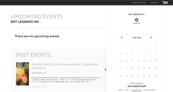 Desktop Screenshot of entlegends.ticketleap.com