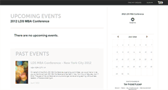 Desktop Screenshot of ldsmba2012.ticketleap.com