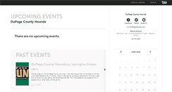 Desktop Screenshot of dupagehounds.ticketleap.com