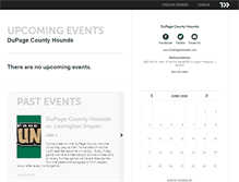 Tablet Screenshot of dupagehounds.ticketleap.com