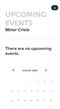 Mobile Screenshot of minorcrisis.ticketleap.com