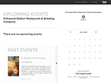 Tablet Screenshot of kirkwoodstationbrewing.ticketleap.com