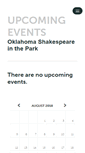Mobile Screenshot of okshakespeare.ticketleap.com