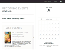Tablet Screenshot of mw.ticketleap.com