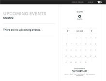 Tablet Screenshot of crushiq.ticketleap.com