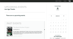 Desktop Screenshot of iron-age-theatre.ticketleap.com