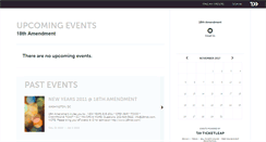 Desktop Screenshot of 18thamendment.ticketleap.com