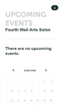 Mobile Screenshot of fourthwallarts.ticketleap.com