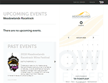 Tablet Screenshot of meadowlandsracetrack.ticketleap.com