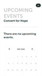 Mobile Screenshot of concertforhope.ticketleap.com