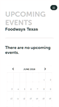 Mobile Screenshot of foodwaystexas.ticketleap.com