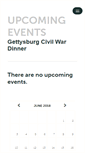 Mobile Screenshot of gettysburg-civil-war-dinner1.ticketleap.com