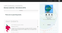 Desktop Screenshot of edcampleadership.ticketleap.com