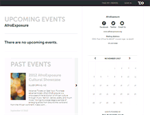 Tablet Screenshot of afroexposure.ticketleap.com