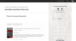 Desktop Screenshot of disturbia.ticketleap.com
