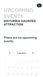 Mobile Screenshot of disturbia.ticketleap.com