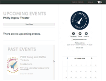 Tablet Screenshot of phillyimprovtheater.ticketleap.com