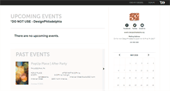 Desktop Screenshot of designphiladelphia.ticketleap.com