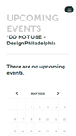 Mobile Screenshot of designphiladelphia.ticketleap.com
