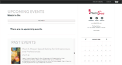 Desktop Screenshot of matchinsix.ticketleap.com