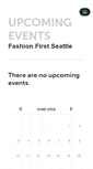 Mobile Screenshot of fashionfirstseattle.ticketleap.com