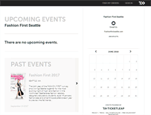 Tablet Screenshot of fashionfirstseattle.ticketleap.com