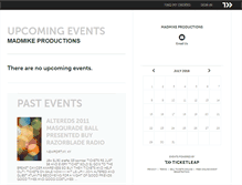 Tablet Screenshot of madmikeevents.ticketleap.com