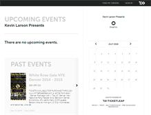 Tablet Screenshot of kevinlarsonpresents.ticketleap.com