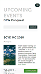 Mobile Screenshot of dfwconquest.ticketleap.com