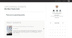 Desktop Screenshot of miramesatheatreguild.ticketleap.com