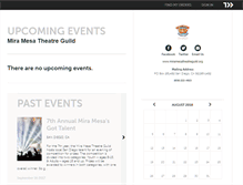 Tablet Screenshot of miramesatheatreguild.ticketleap.com