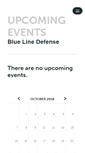 Mobile Screenshot of bluelinedefense.ticketleap.com