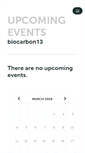 Mobile Screenshot of biocarbon13.ticketleap.com