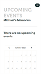 Mobile Screenshot of michaelsmemories.ticketleap.com