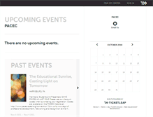 Tablet Screenshot of pacec-sped.ticketleap.com