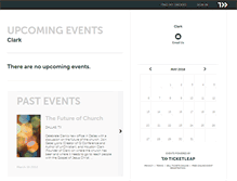 Tablet Screenshot of clarkis.ticketleap.com