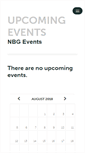 Mobile Screenshot of nbgevents.ticketleap.com