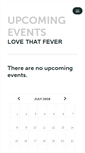 Mobile Screenshot of lovethatfever.ticketleap.com