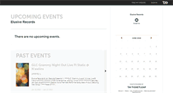 Desktop Screenshot of elusiverecords.ticketleap.com