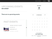 Tablet Screenshot of okighost.ticketleap.com