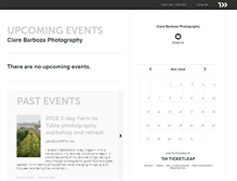 Tablet Screenshot of clarebarbozaphotography.ticketleap.com