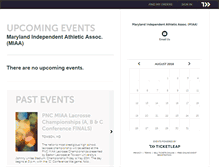 Tablet Screenshot of miaa2011.ticketleap.com