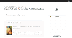 Desktop Screenshot of i-am-raw.ticketleap.com
