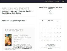 Tablet Screenshot of i-am-raw.ticketleap.com